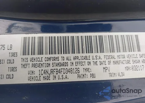 2015 Jeep Patriot High Altitude Edition from USA, damaged, VIN 1C4NJRFB4FD348126